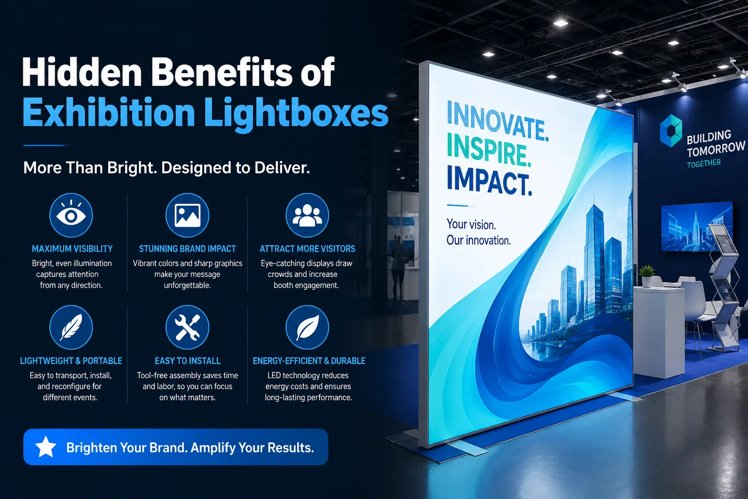 Hidden Benefits of Exhibition Lightboxes: Why SEG Fabric Lightboxes Dominate EU & US Trade Shows