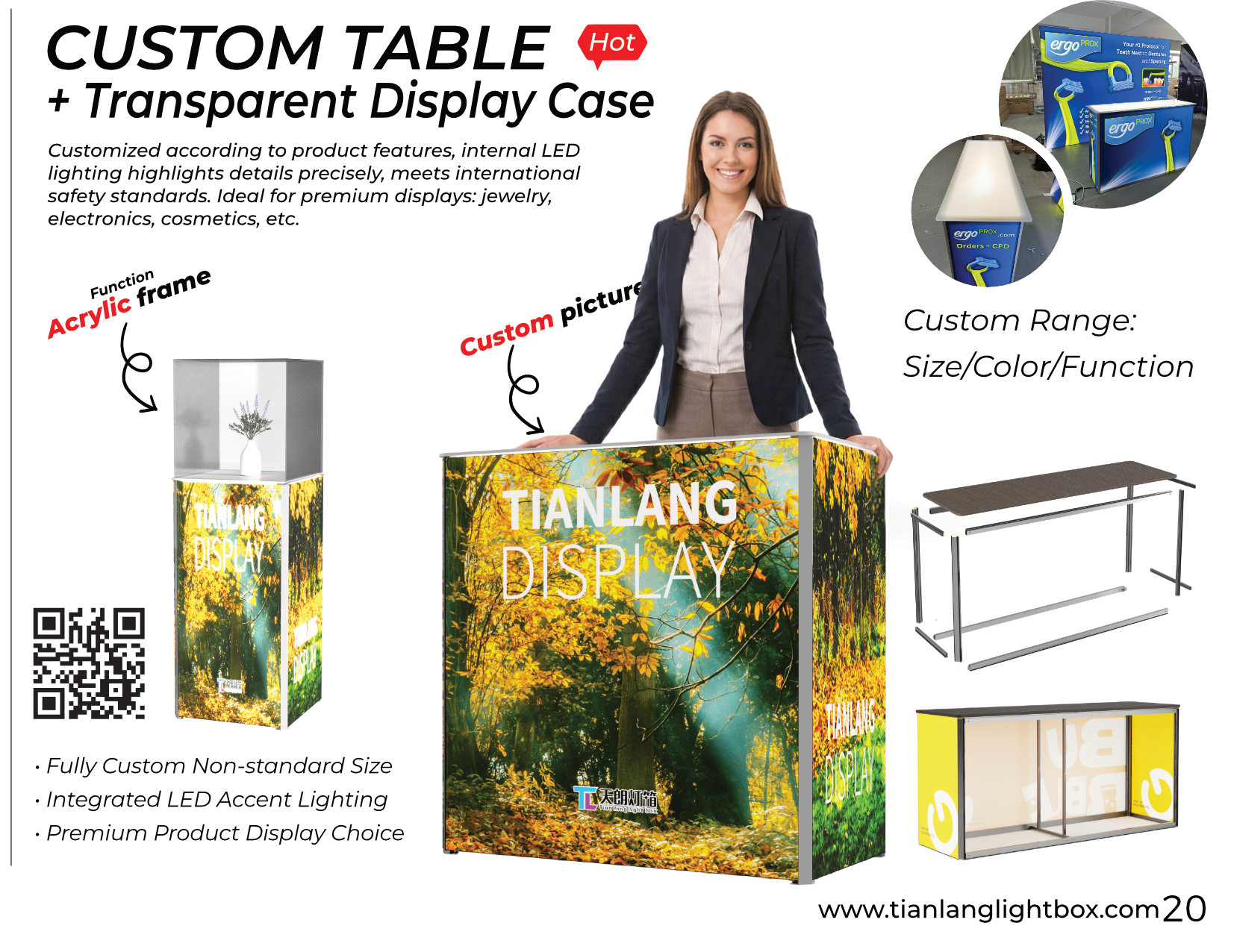 TianLang Exhibition Table & Counter Collection
