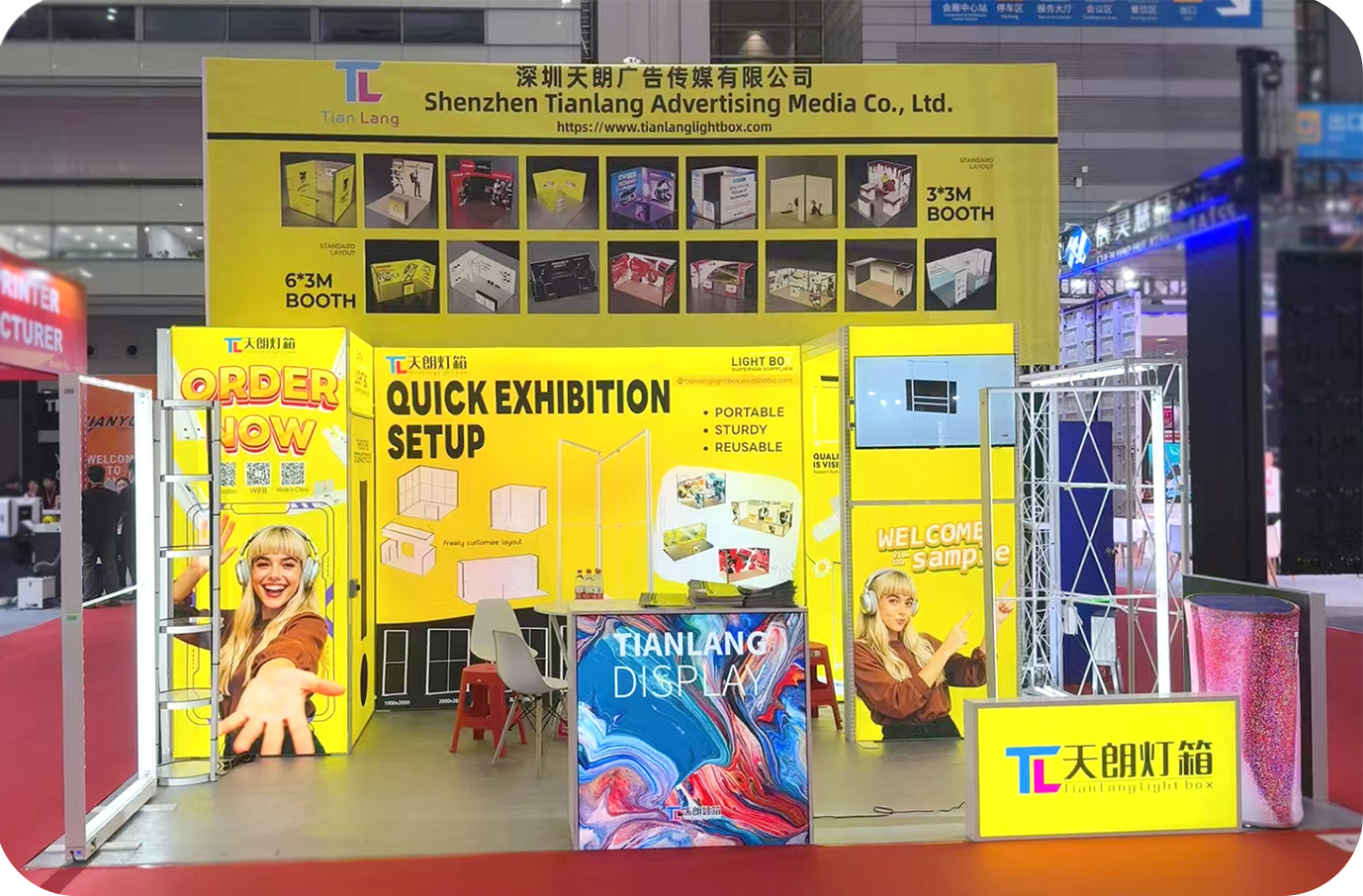 TianLang Exhibition Table & Counter Collection