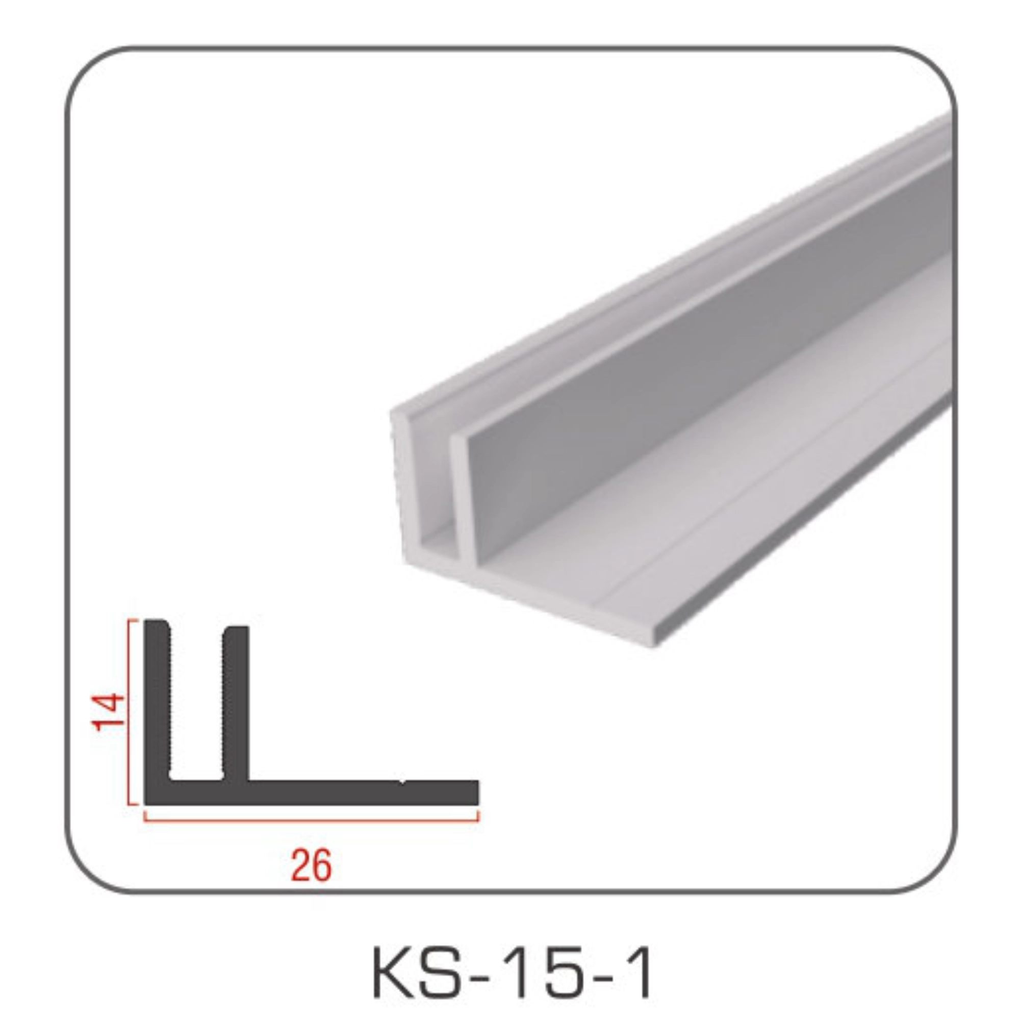TIANLANG KS-15-1 Aluminum Profile : Lightweight Extrusion Frame