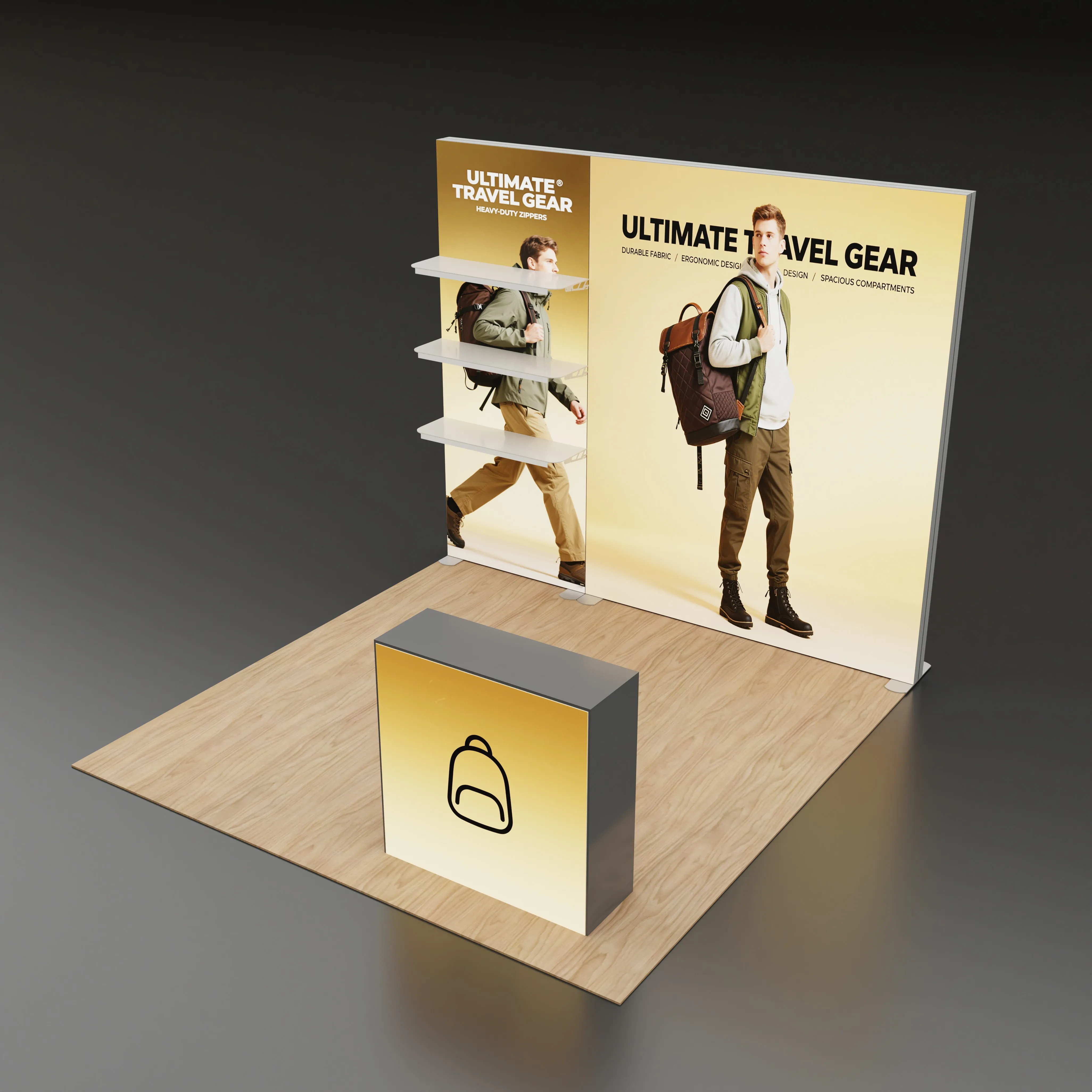 TIANLANG 3x3 LED Booth : Compact & Portable Display