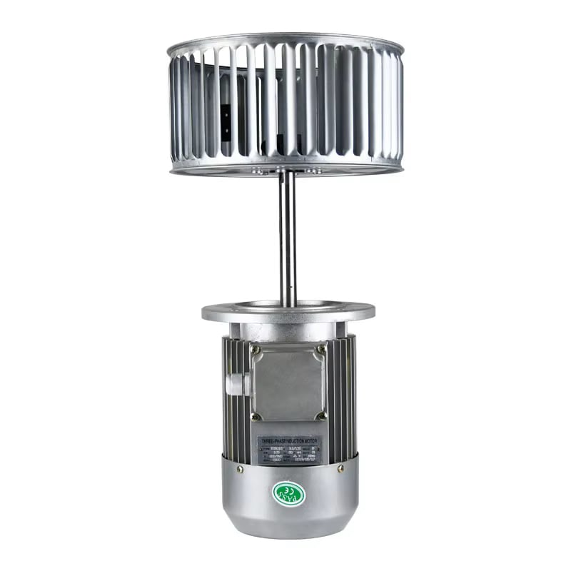 Silnik KL-750W Wentylator Sirocco 1400/2800 Obrotów/min 380V Trójfazowy Z Galwanizowanej Blachy Ze Stali Węglowej O Średnicy 10,5/7,5 Cala
