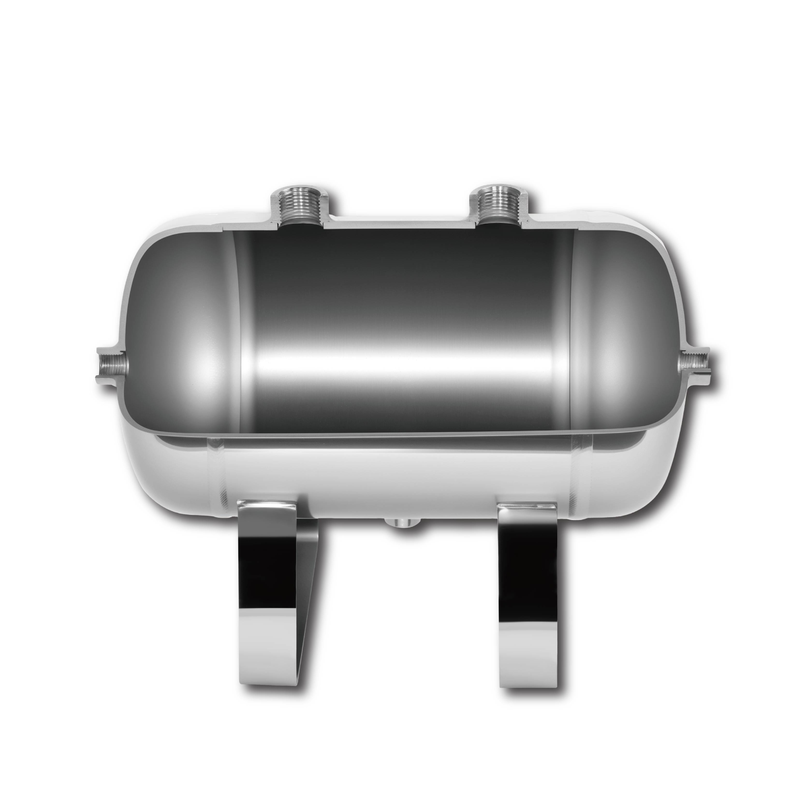tanques de aire de acero inoxidable 304/316 con protección interna anticorrosión: evitan la corrosión y garantizan la pureza del gas