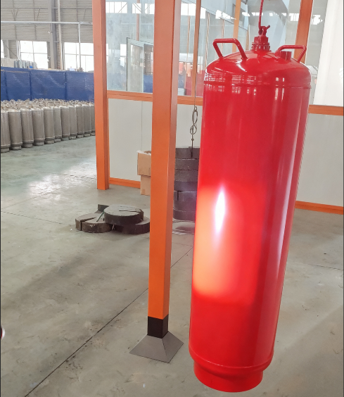 Réservoir à air en acier inoxydable avec revêtement par poudre