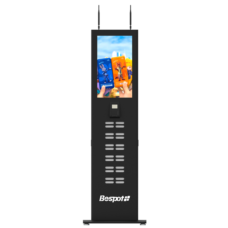 24-Slot Charging Station with Screen + POS – BST-1530