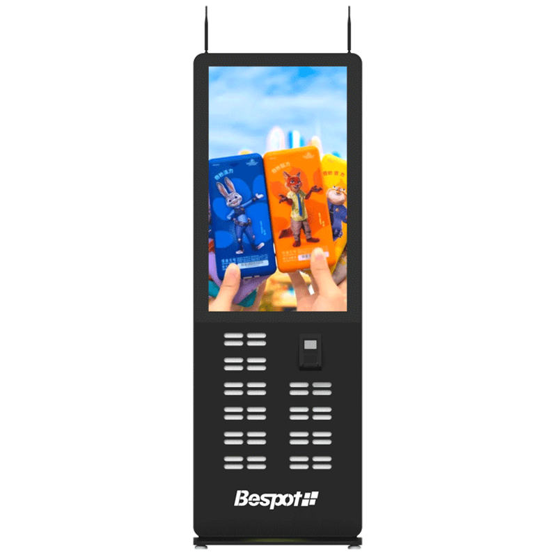 40-Slot Charging Station with Screen + POS – BST-1537