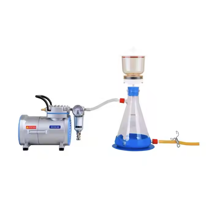 Performance characteristics of filter membrane materials in needle filter