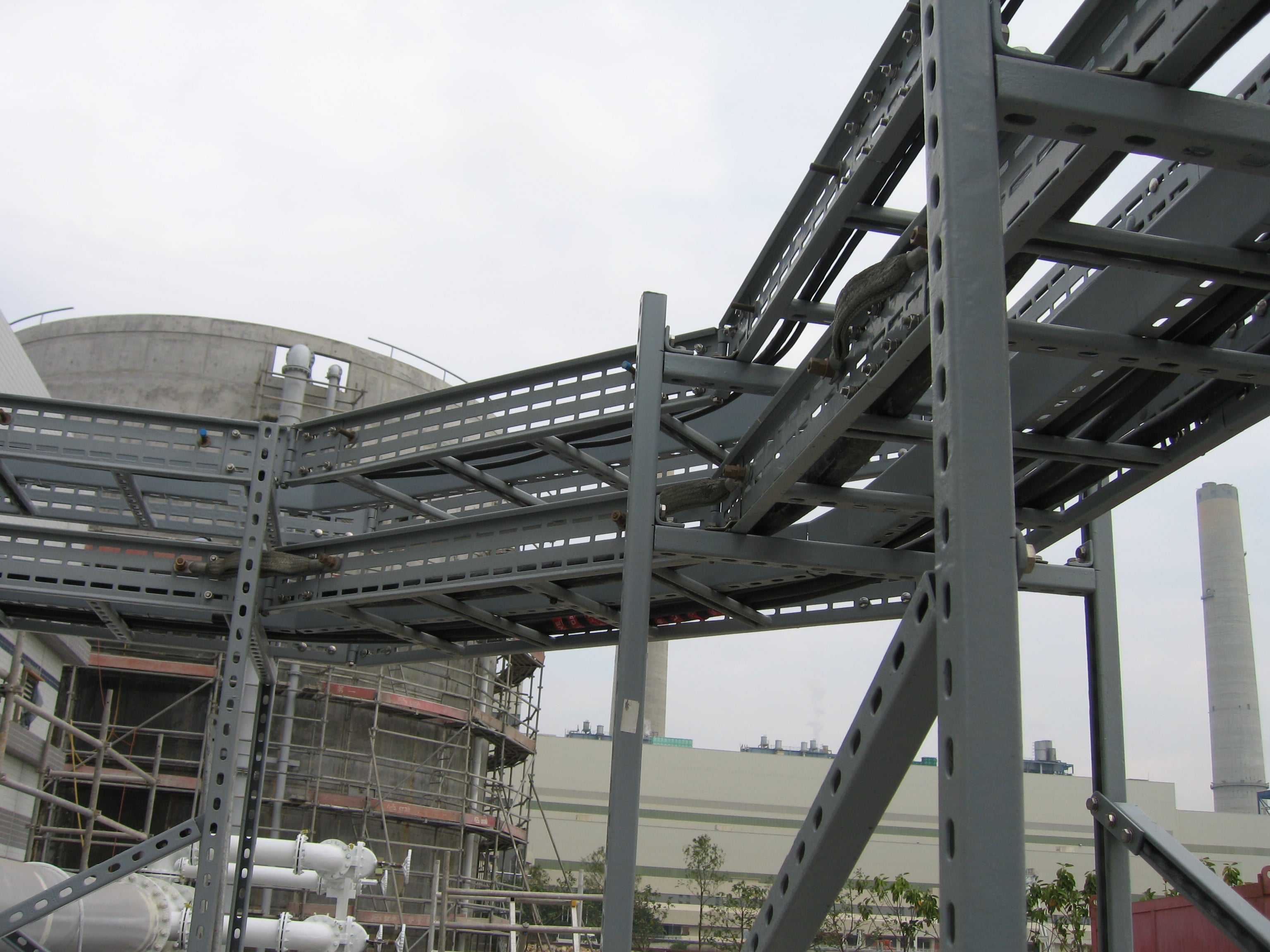 cable tray and channel support used in the chemical plant in the Philippines.jpg