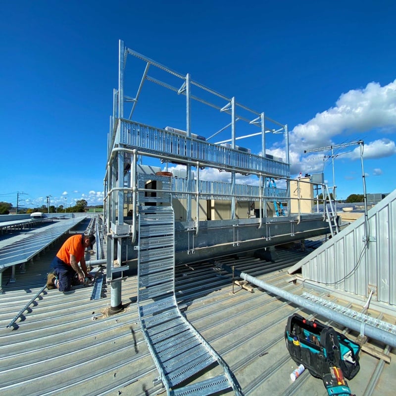 T3 cable tray in the Australian project.jpg