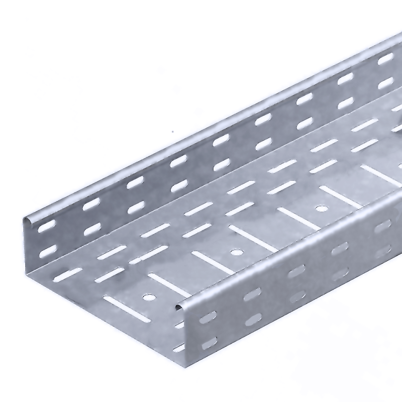 Perforated Cable Tray Hot Dip Galvanized Ventilated Cable Management Qinkai Manufacturer