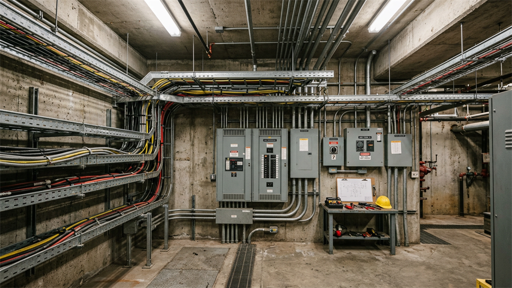 Underground distribution room