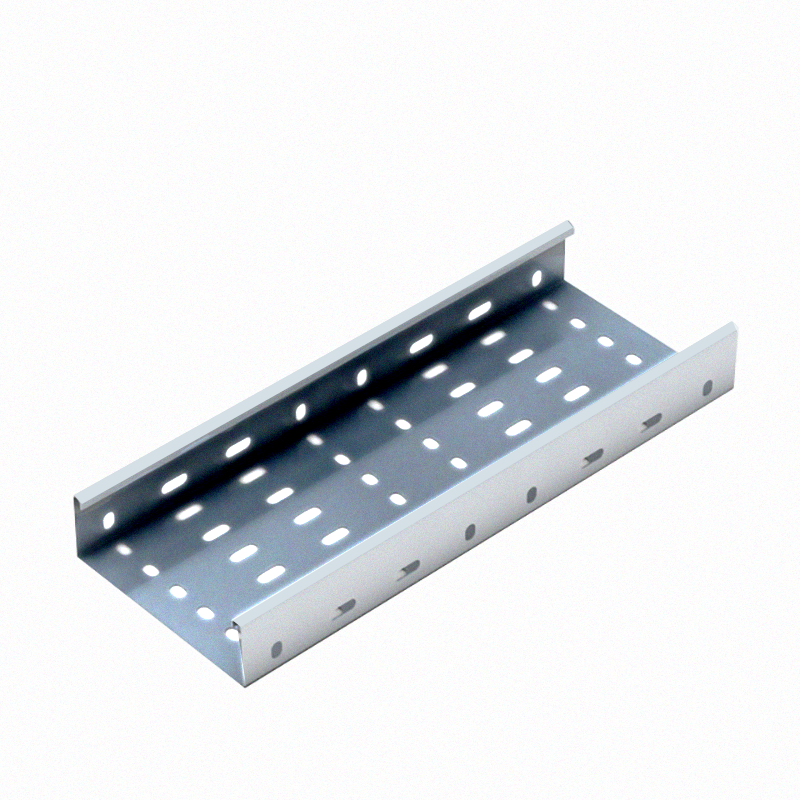 Perforated Cable Tray Hot Dip Galvanized Ventilated Cable Management Qinkai Manufacturer