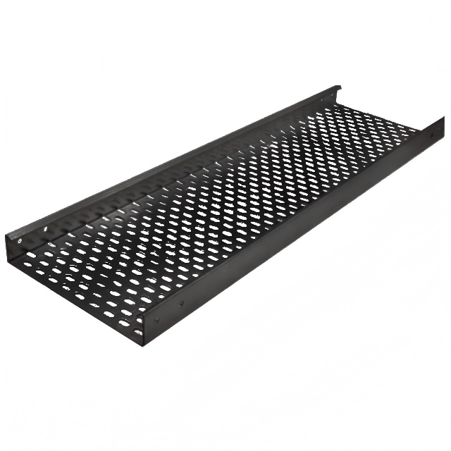 Perforated Cable Tray Hot Dip Galvanized Ventilated Cable Management Qinkai Manufacturer