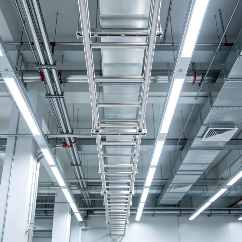 Durable Cable Ladder Premium Metal Cable Support Ladder for All Cable Types