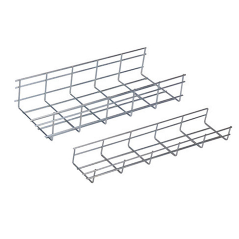 Galvanized Steel Wire Mesh Cable Tray, Corrosion Resistant Open Mesh Cable Tray for Commercial & Industrial Use