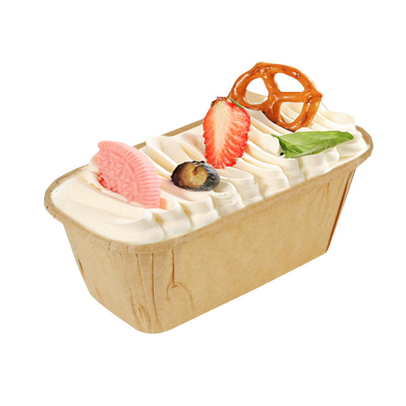  Hochong Mini Grease-proof Paper Cake Cup, Custom Heat Resistant Rectangle Baking Cup    