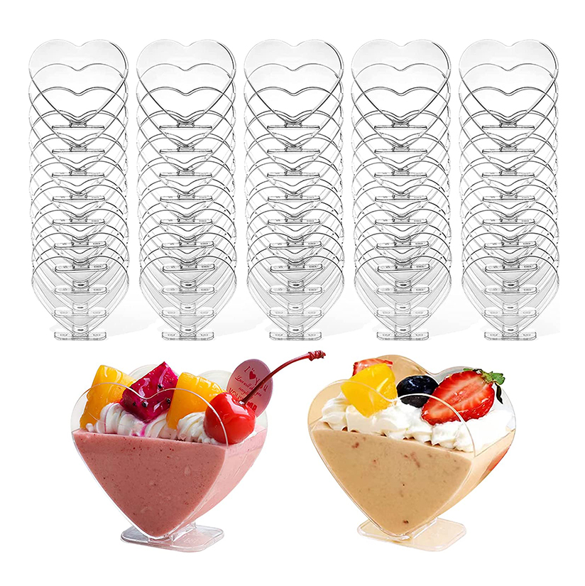 Enjoy your favorite desserts anywhere with these lightweight and convenient disposable cups.