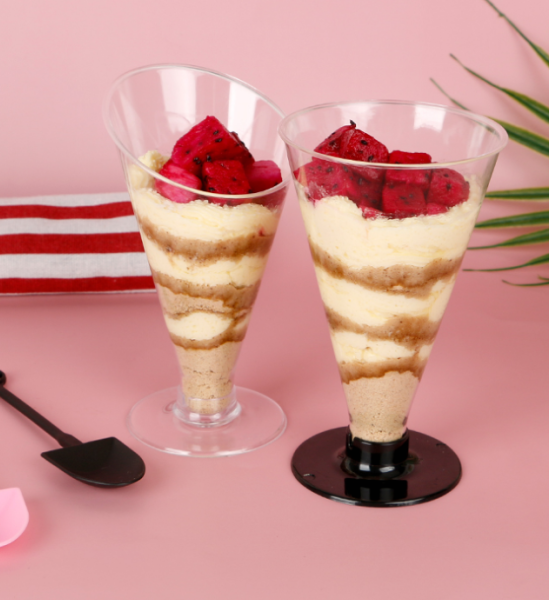 Take a bite out of deliciousness with square dessert cups