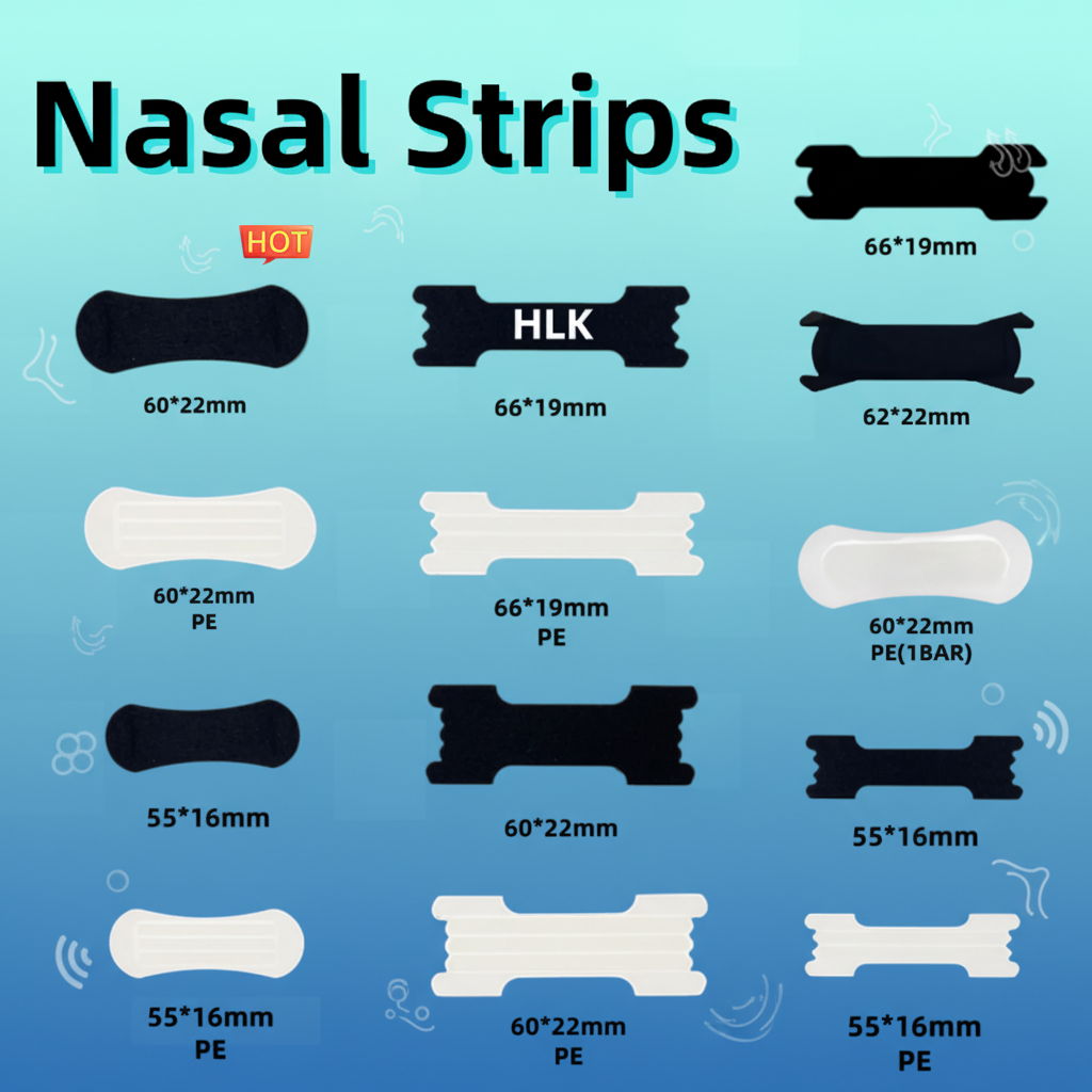 Anleitung zum Nasenstreifen-Material: Vliesstoff, PE und Satin
