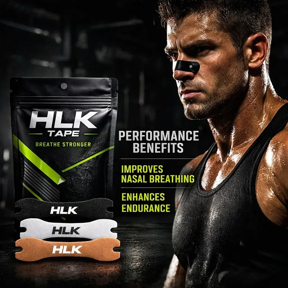 Custom Extra-Strength Sports Nasal Strips Manufacturer — OEM Waterproof 66×19 Breathing Nose Tape Wholesale | HLK