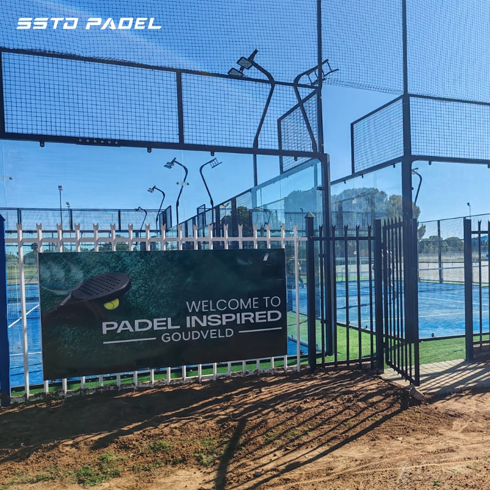 Vendita all'ingrosso di campi da padel panoramici per interni, campi da tennis da padel 001-3