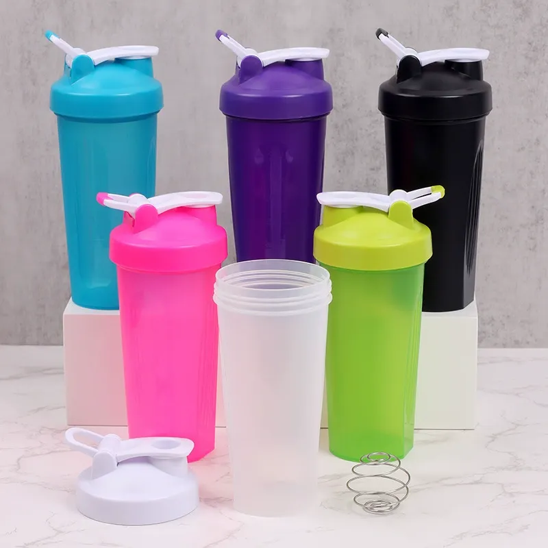 600ml Protein Powder Cup Shaker Bottle with Shaker Ball for Protein Shakes