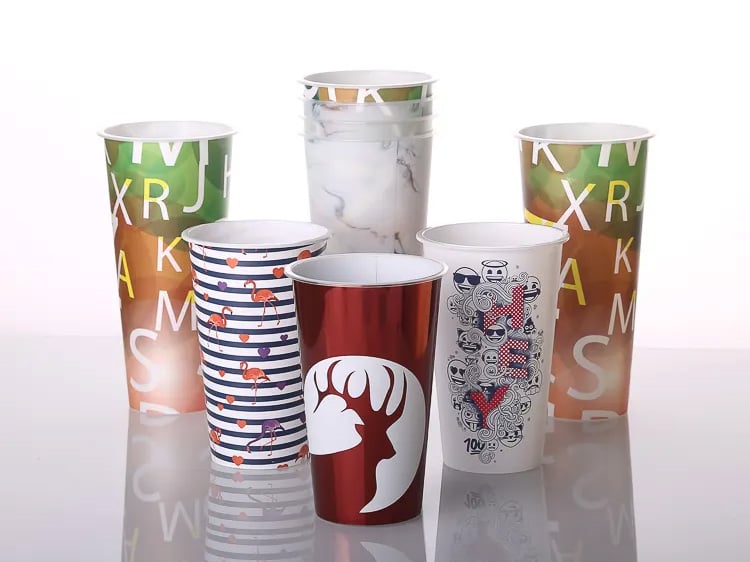 Vaso de plástico