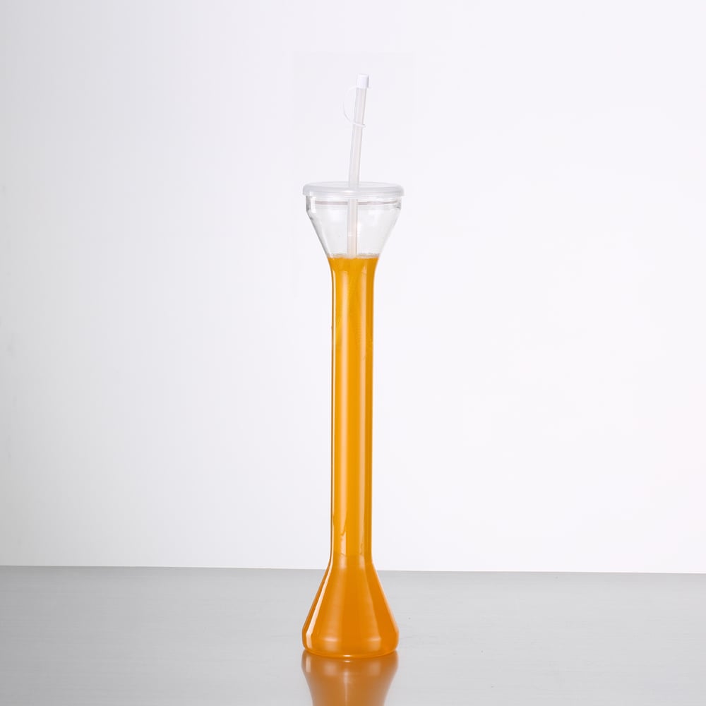 Charmlite 24 oz Copo Longo de Gargalhada para Slushy de Daiquiri com Tampa e Canudo
