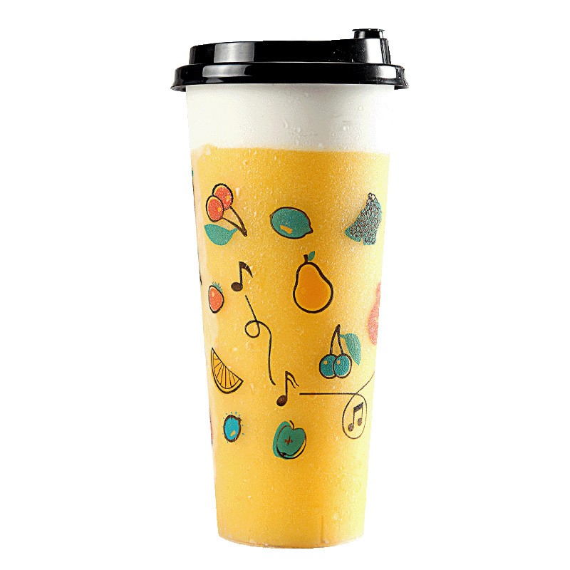 Paper Bubble Tea Cup with Lid – Eco-Friendly, Safe for Takeaway