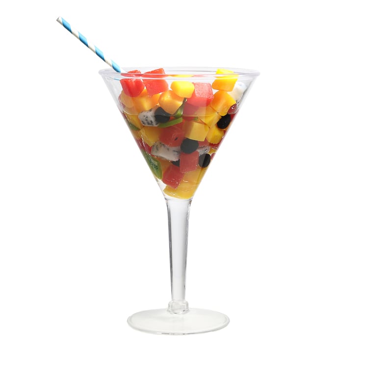 32oz Plastic jumbo martini glasses