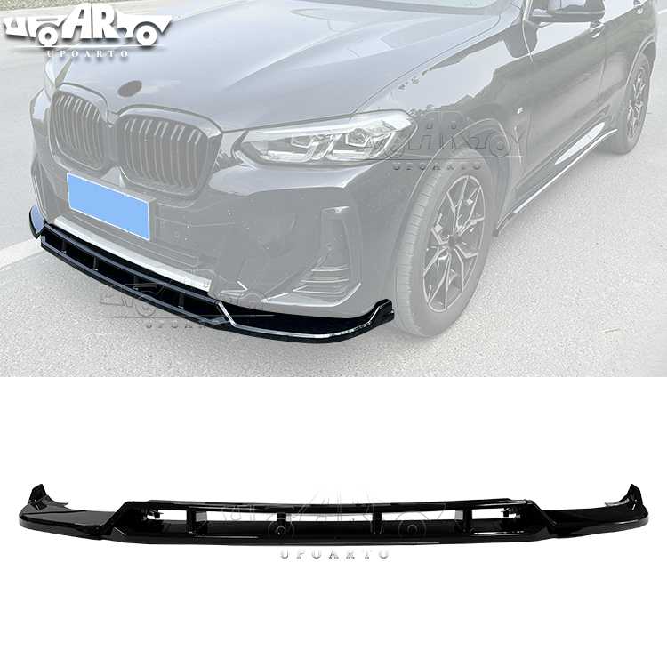 AR-BMW-0258 شفة أمامية مقسمة إلى أربعة أقسام لسيارات BMW X3 G01 LCI 2022+