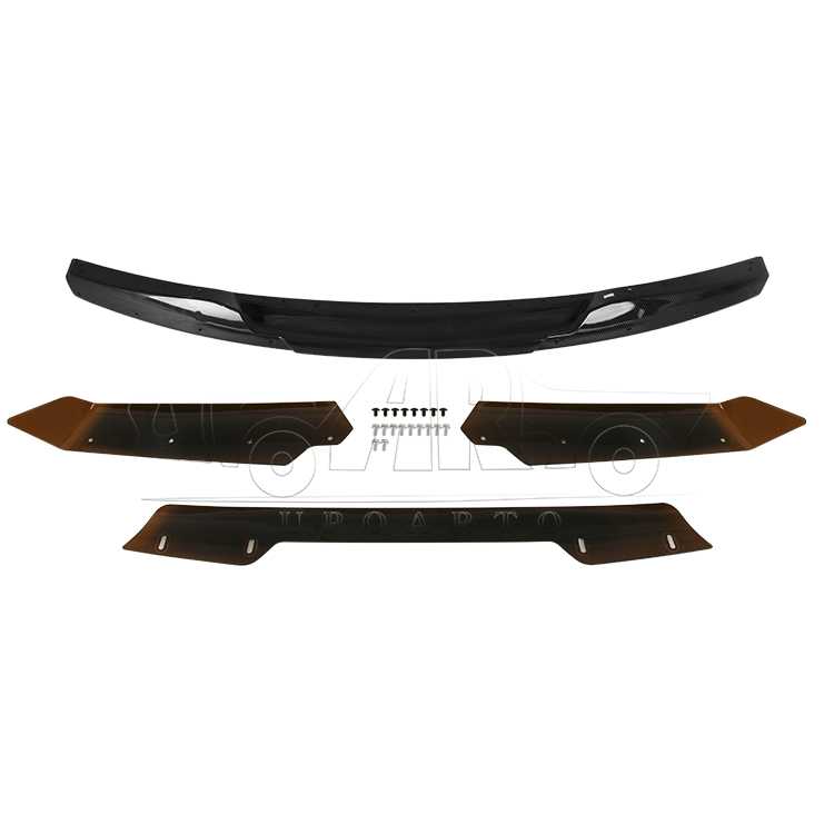AR-Chevrolet-020 With Gurney Flap Wicker Bill Stage 3 Rear Spoiler for Chevrolet Corvette C7 2014-2019