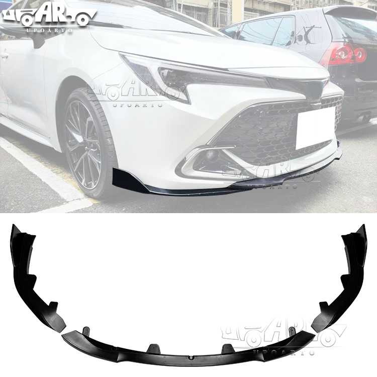 AR-Toyota-0178 3 Parts Front Lip for Toyota Corolla Auris Hatchback 2022-2025