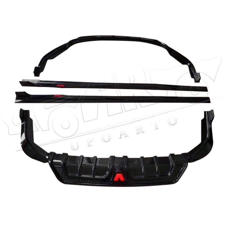 AR-Honda-0114 RS V2 Style Heckbumperschürze für Honda City GN2 2020-2023