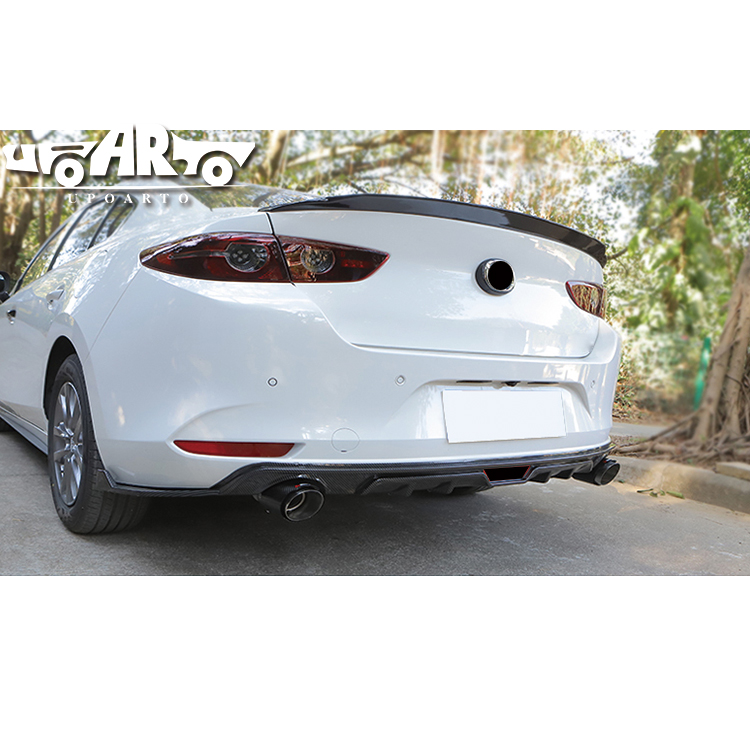 AR-Mazda-002 RS Style Rear Lip Wing Spoiler For Mazda 3 Axela Sedan 2020+