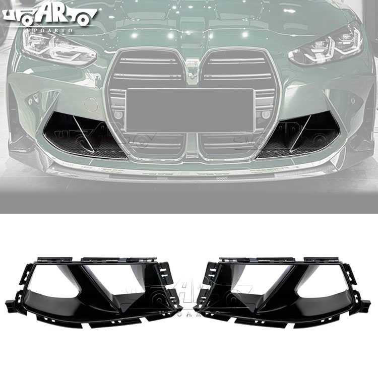 AR-BMW-0251 Front Stoßfänger Lüftungsschlitze Augendeckel für BMW G80 M3 G82 M4 2020+