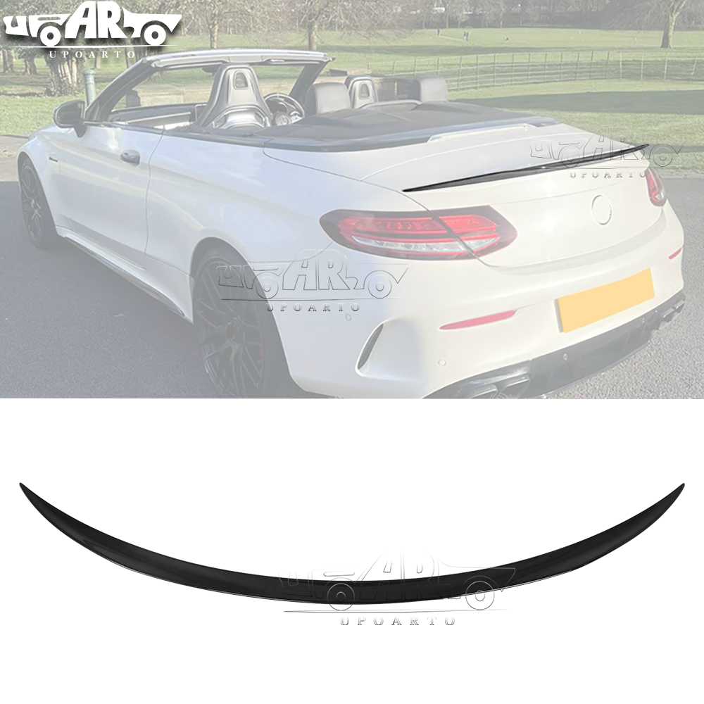 AR-BenZ-0145 C63 S Style Rear Spoiler for BenZ C-class A205 Cabriolet 2016-2021