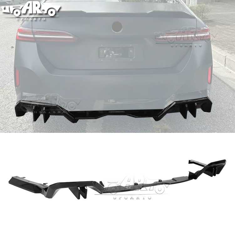 AR-BMW-0356 MP AERO Style 3 Parts Rear Lip Rear Wrap Angle for BMW 5 Series G60 2024+