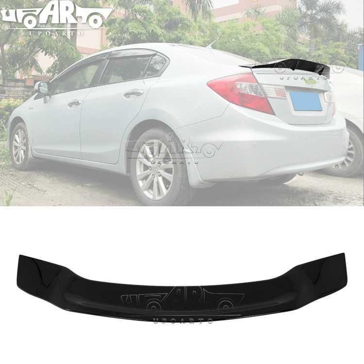 AR-Honda-067 R Style Rear Spoiler For Honda Civic 9th Gen 2012 2013