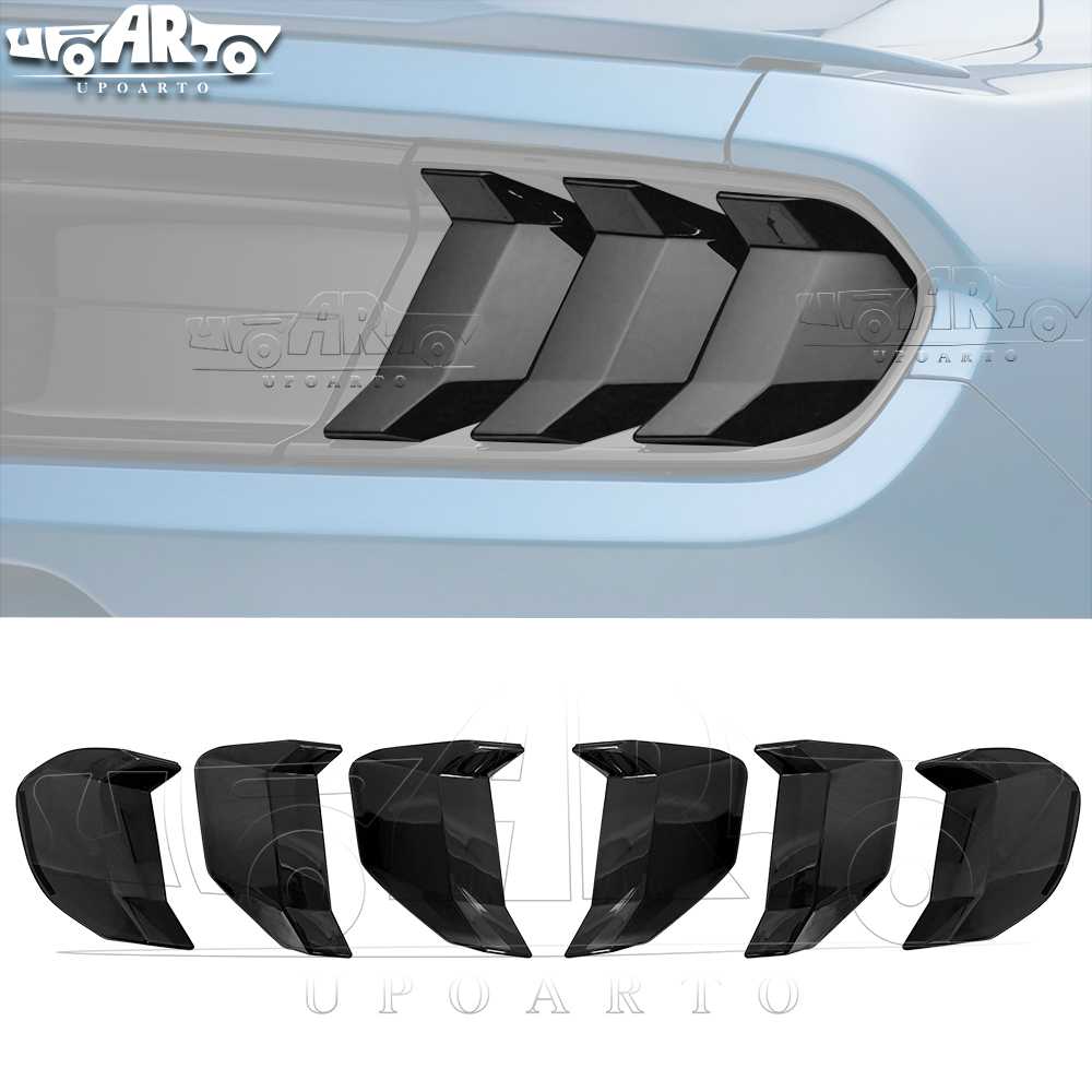 AR-Mustang-044 Tail Light Covers for Mustang GT EcoBoost GT500 2018-2023
