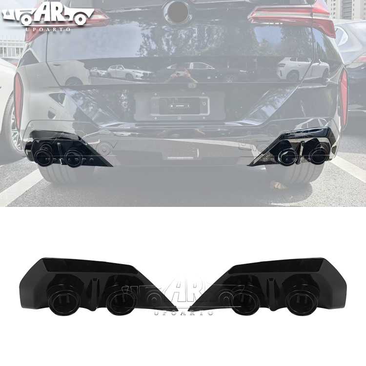 طريم غطاء العادم الخلفي AR-BMW-0367 لسيارة بي إم دبليو X3 G45 2024+