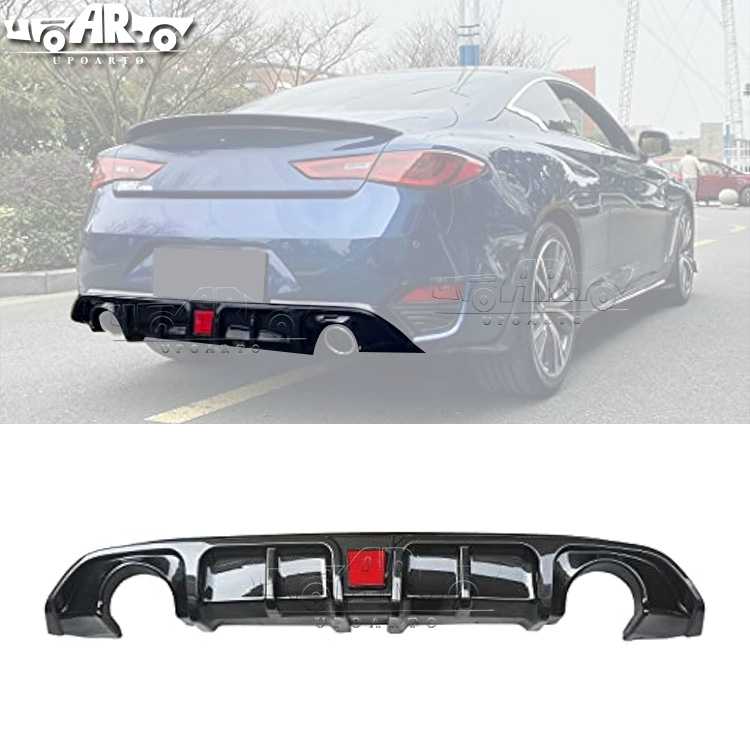 AR-Infiniti-020 مشتت خلفي مع مصباح لسيارات إنفينيتي Q60 Q60s 2017-2022