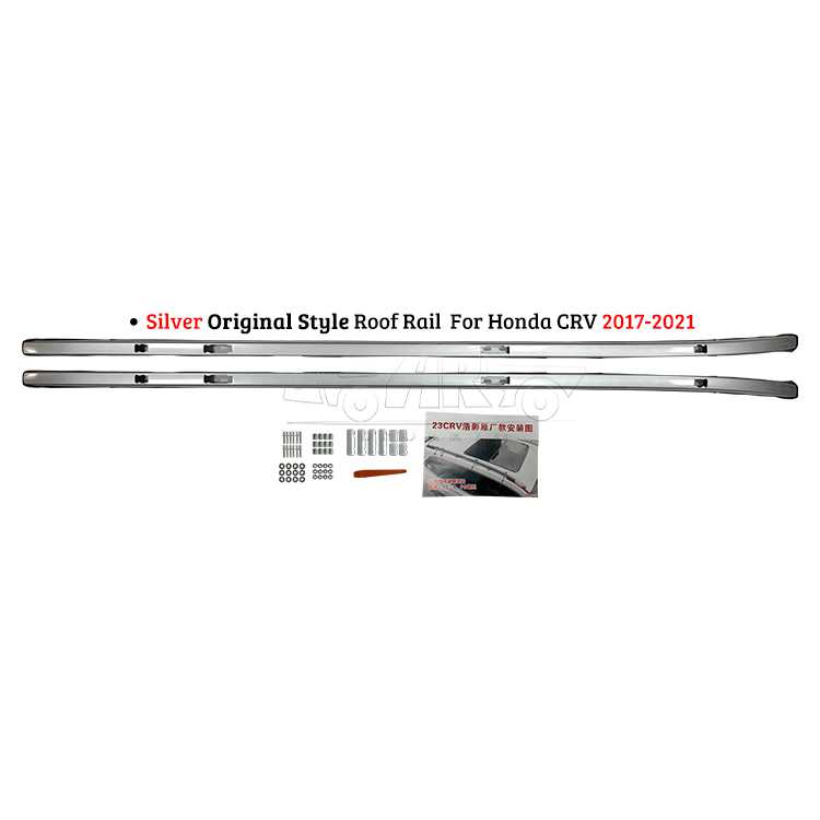 AR-Honda-0143 Silver Original Style Roof Rail for Honda CRV 2017-2021