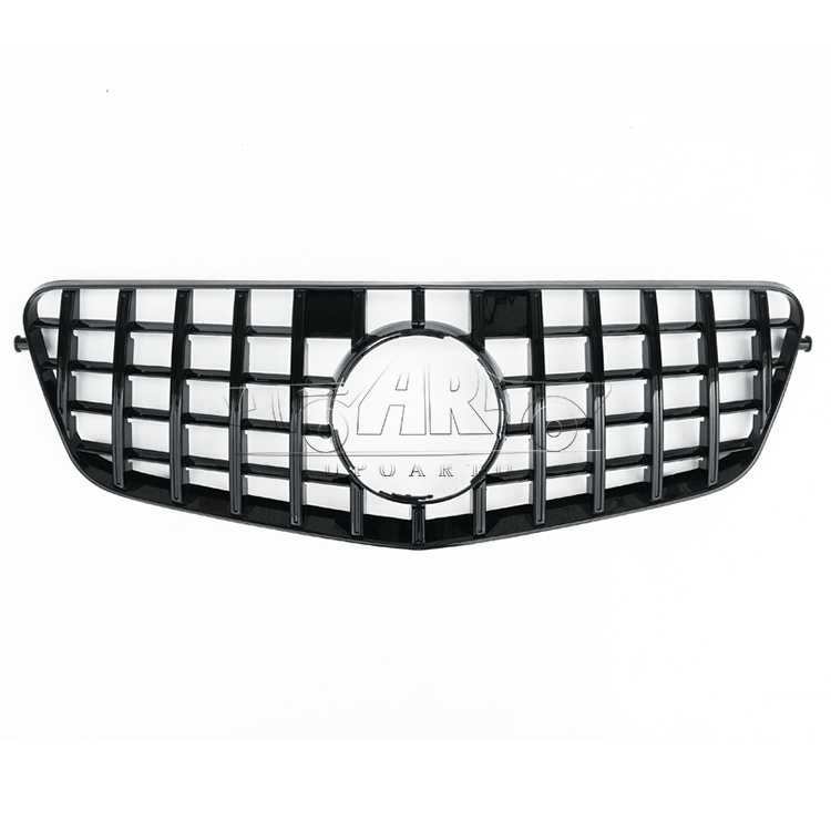 AR-BenZGR-024 GTR 스타일 메르세데스 벤츠 E 클래스 W212 2009-2013용 프론트 그릴