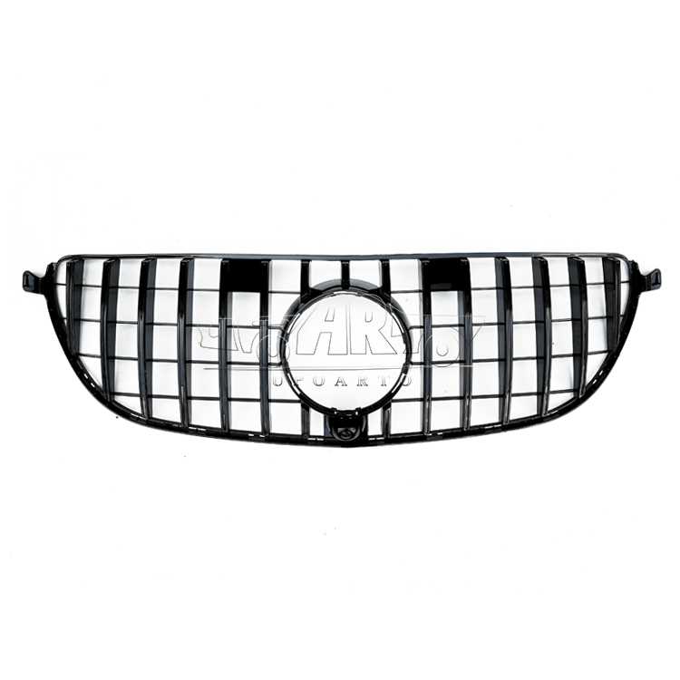 AR-BenZGR-073 GTR Stil Ön Izgara Mercedes-Benz AMG 63 GLE W166 2016-2019 için