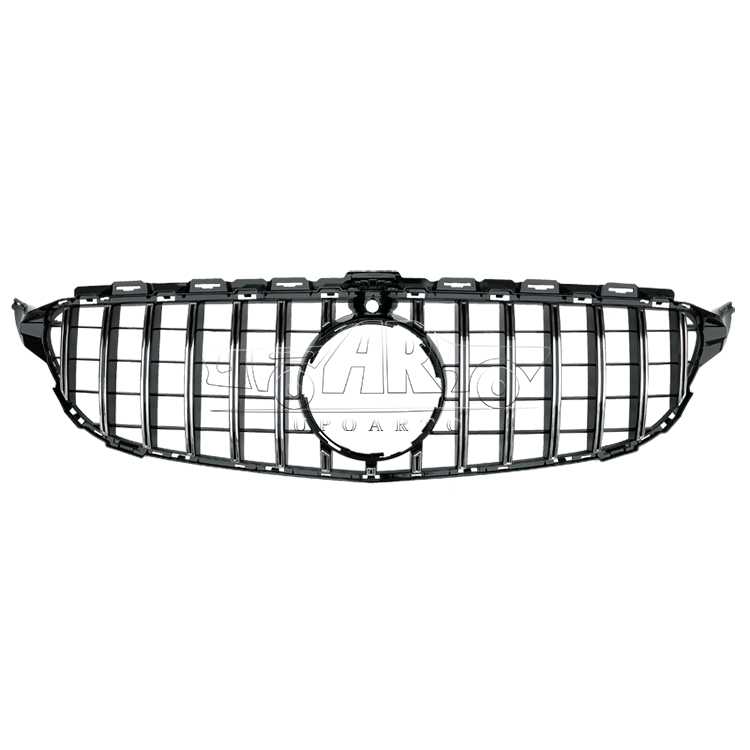 AR-BenZGR-012 With Camera Hole GTR Style Front Grille for Mercedes Benz C Class W205 2015-2018