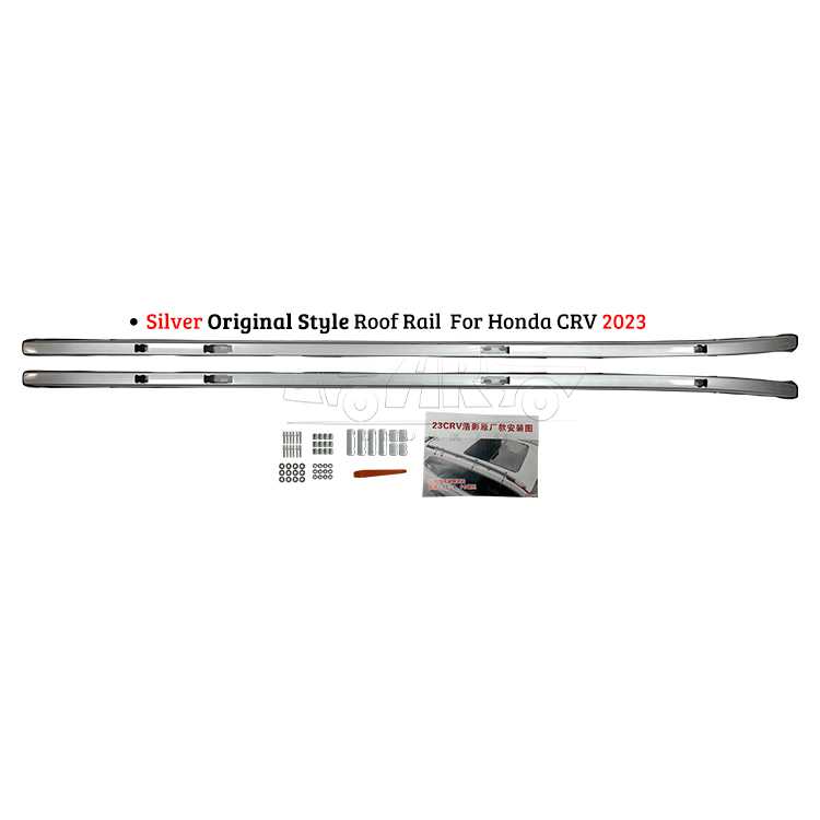 AR-Honda-0146 Silver Original Style Roof Rail for Honda CRV 2023