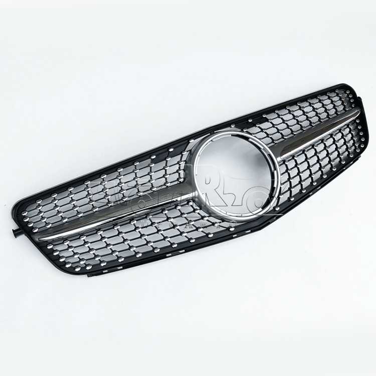 AR-BenZGR-007 Diamond Style Front Grille for Mercedes Benz C Class W204 2007-2014