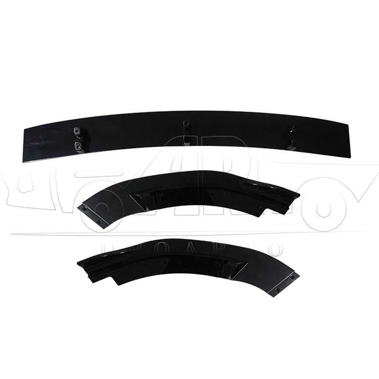 AR-VW-0223 Injection Molded 3-Section Type Style 2 Front Lip for Volkswagen Golf 6 GTI