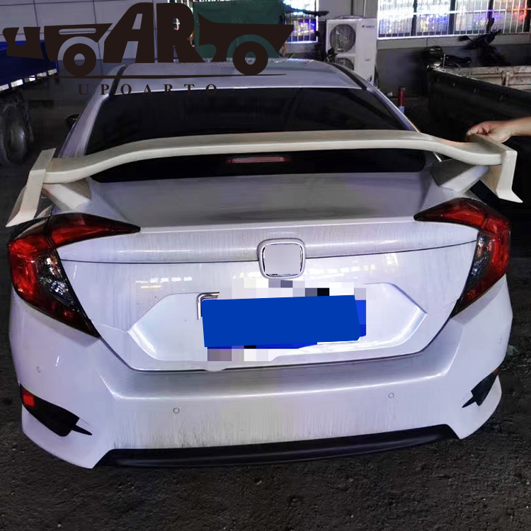For Honda 10th Civic Hatchback 2016 2017 2018 2019 2020 2021 Type R Style Rear Spoiler